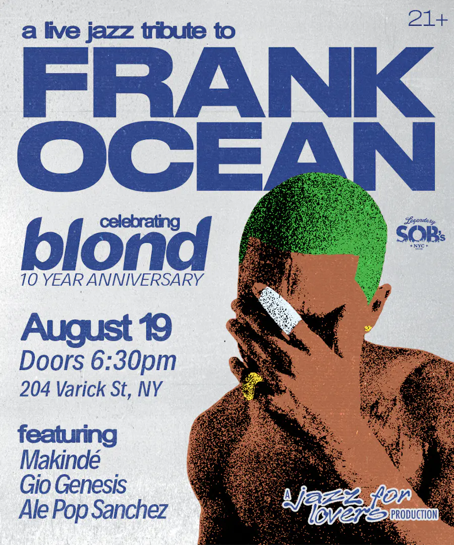 10 Years of Blonde: A Live Jazz Tribute to Frank Ocean event image