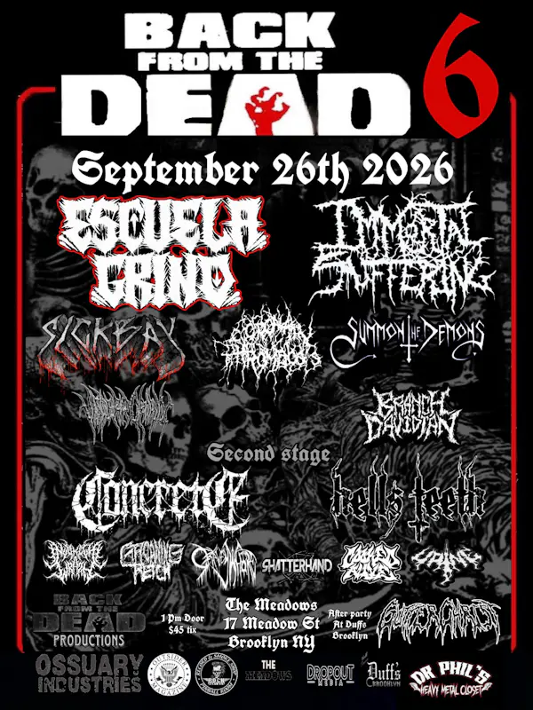 Back From the Dead Fest 6
