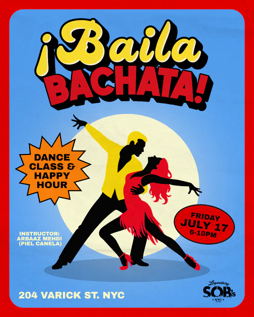 ¡Baila Bachata! Dance Class & Happy Hour event image