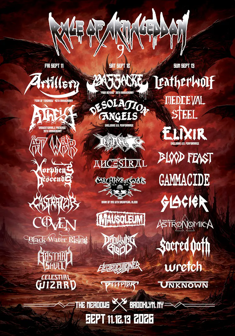 RAGE OF ARMAGEDDON 9 FESTIVAL poster image