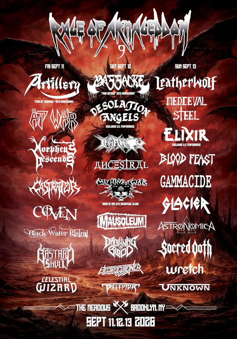 RAGE OF ARMAGEDDON 9 FESTIVAL poster image