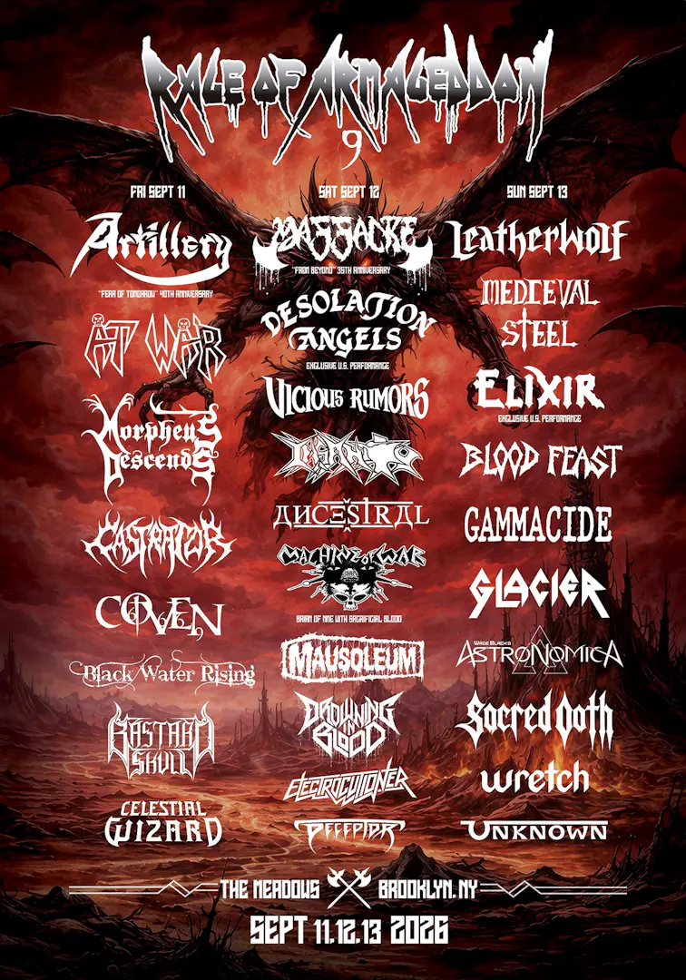 RAGE OF ARMAGEDDON 9 FESTIVAL poster image