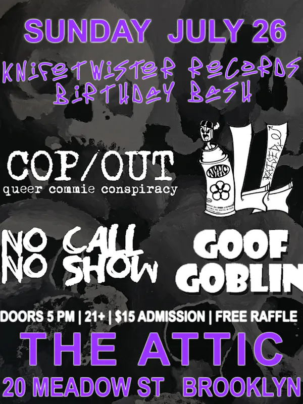Knifetwister Records Birthday Bash