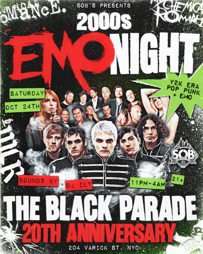 2000's Emo Night: The Black Parade 20th Anniversary event image
