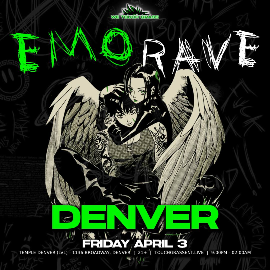 #WeTouchGrass presents: DENVER Emo Rave poster image