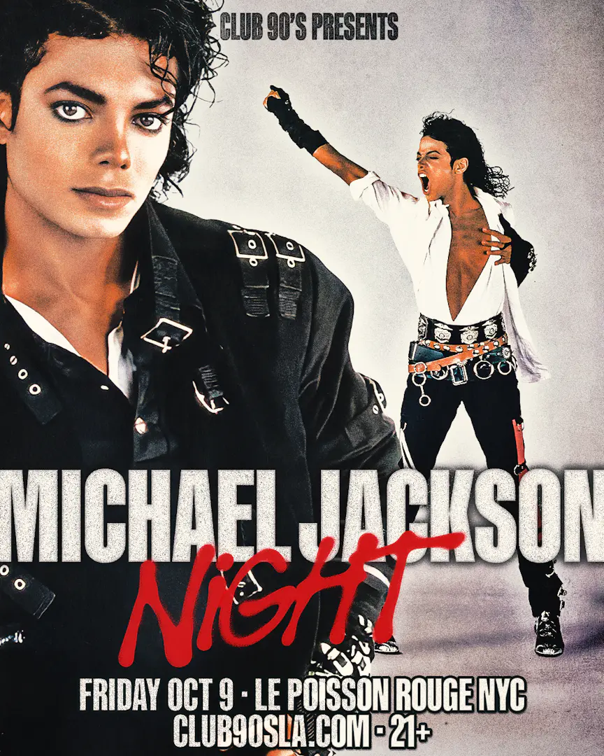 Club 90's Presents: Michael Jackson Night poster image