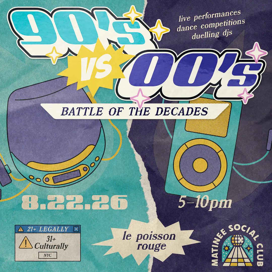 Matinee Social Club: 90s vs. 00s Decade Battle event image