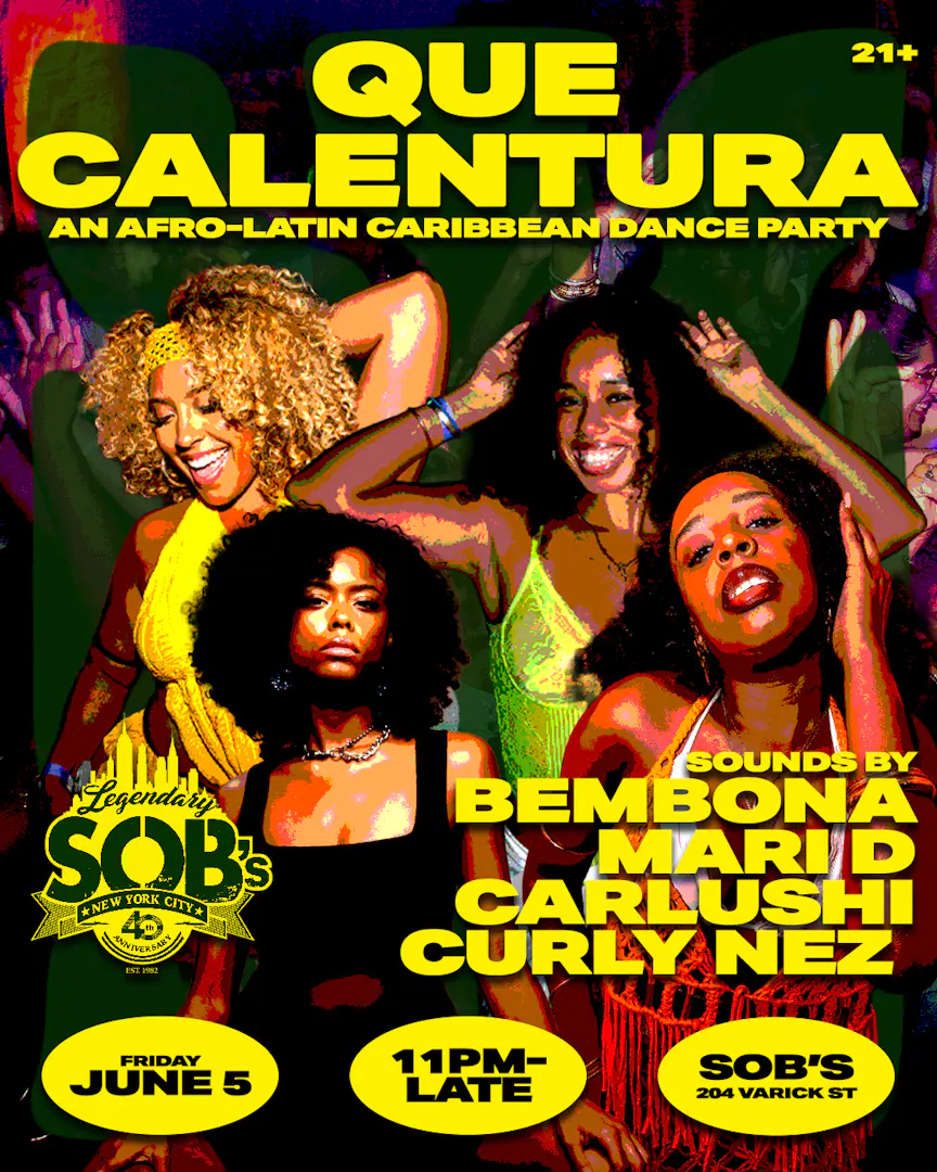 QUE CALENTURA: Afro-Latin Caribbean Dance Party poster image