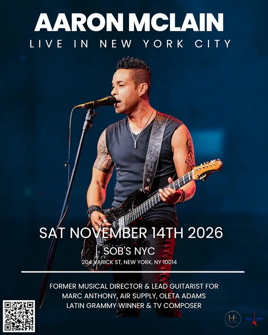Aaron Mclain at SOBs poster image