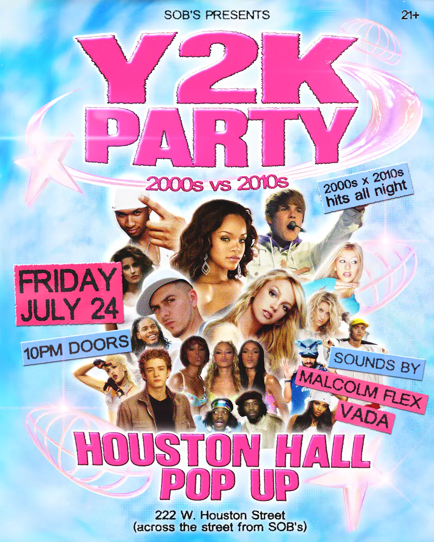 Y2K Party: Houston Hall Pop-Up poster image