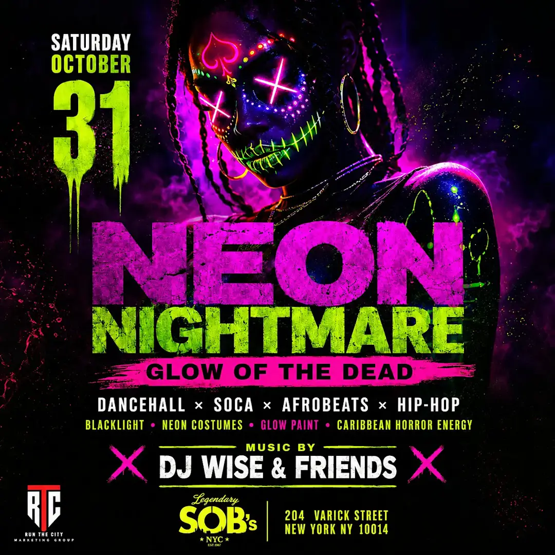 Neon Nightmare: Halloween Costume Party event image