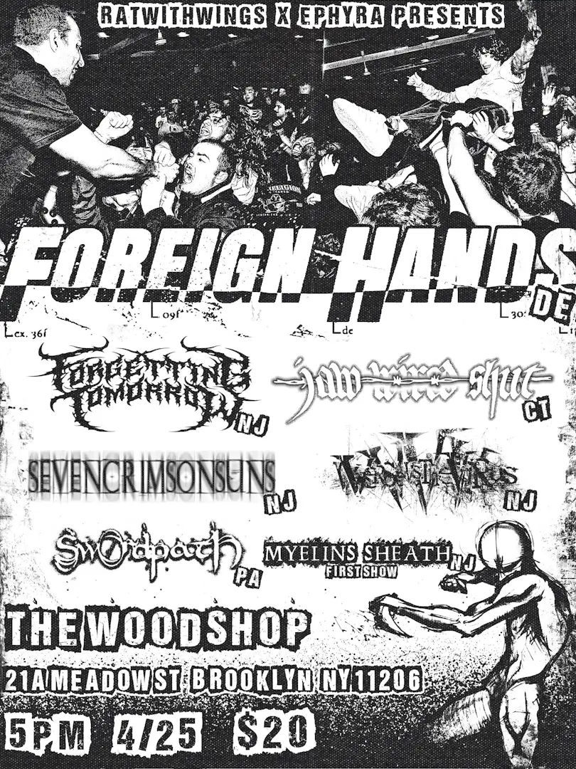 Ratwithwings x Ephra Presents- Foreign Hands, Forgetting Tomorrow, Jaw Wired Shut poster image