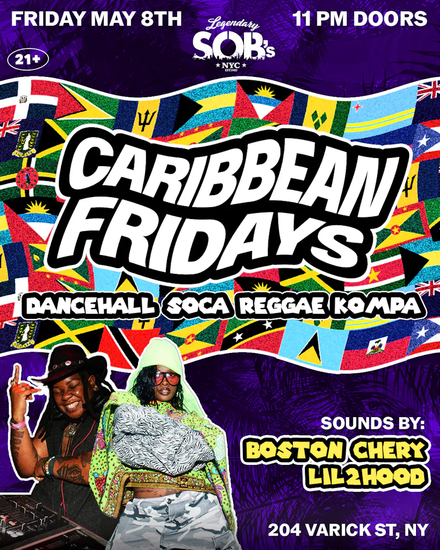Caribbean Fridays w/ Boston Chery & LIL2HOOD poster image