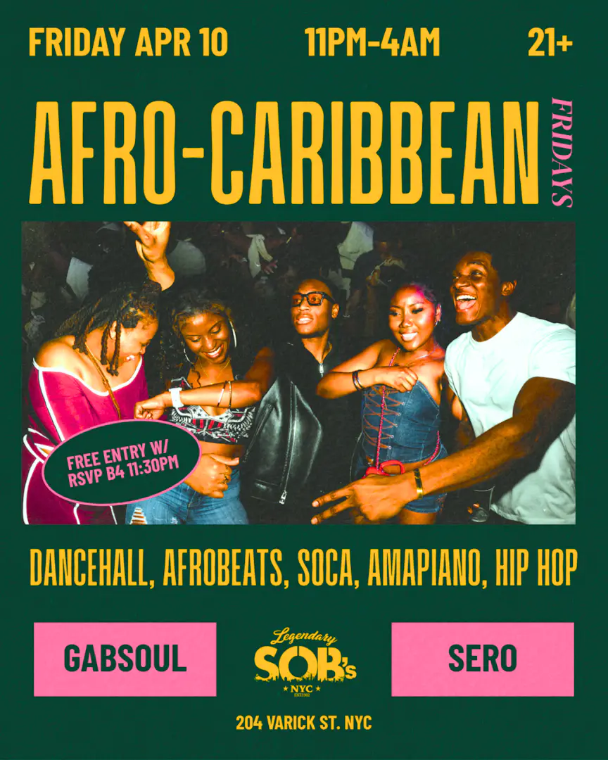 Afro-Caribbean Fridays w/ GABSOUL & SERO event image