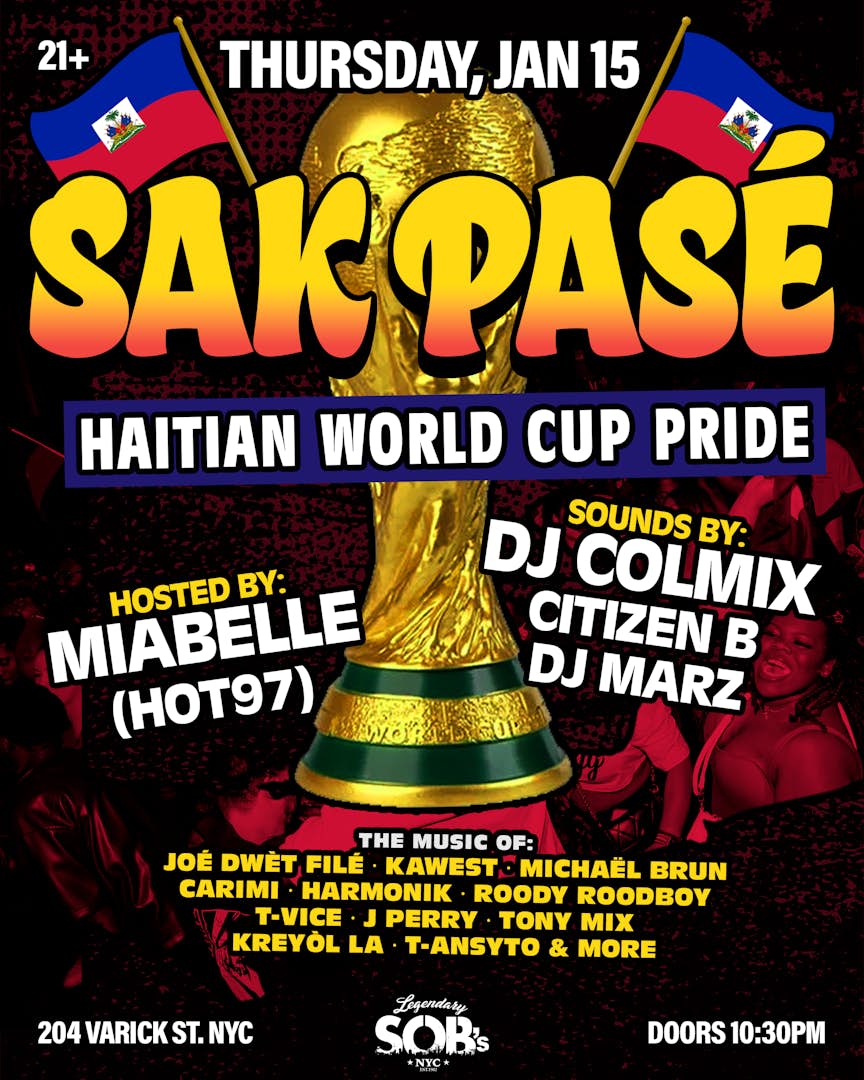 Sak Pase Party: Haitian World Cup Pride poster image