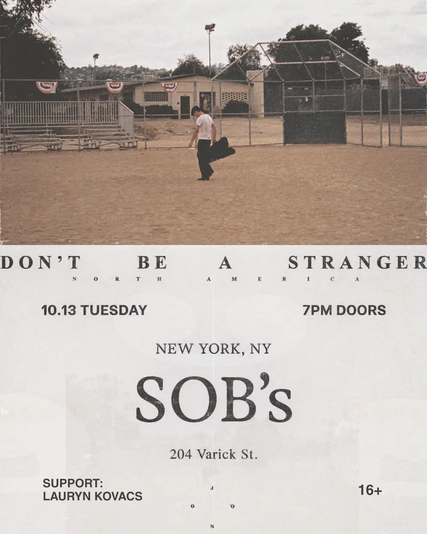 Joon: Don't Be A Stranger Tour poster image
