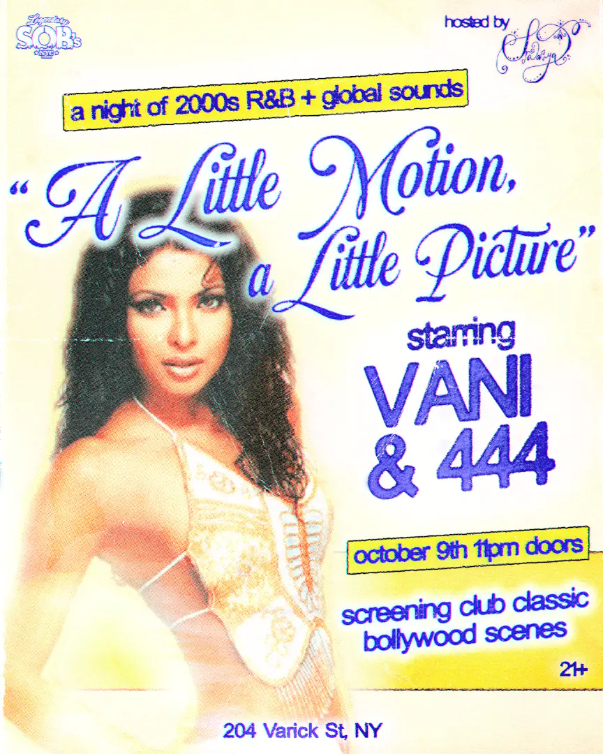 A Little Motion, A Little Picture: Bollywood, 2000s R&B, Global Sounds event image