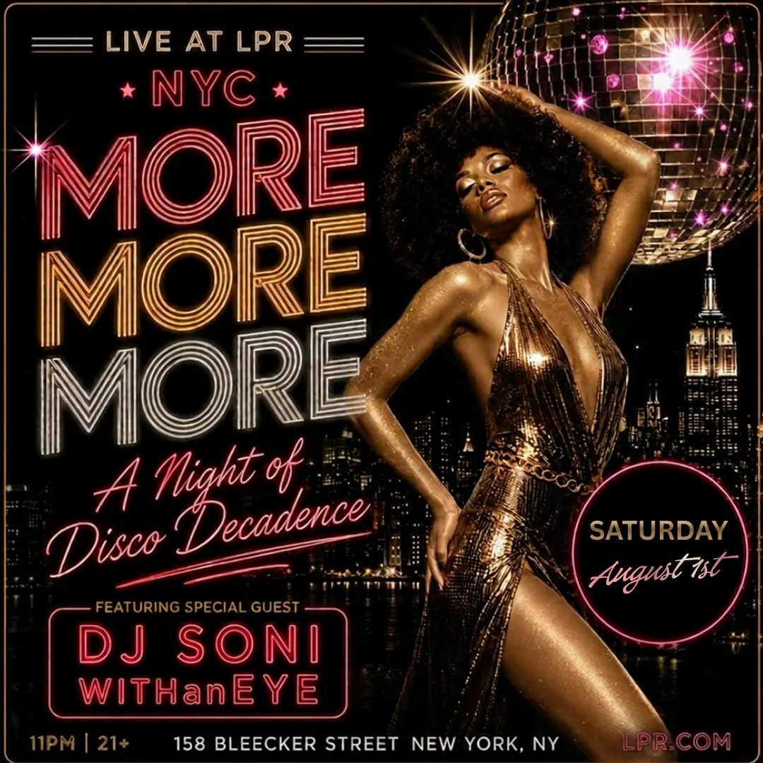 More More More: A Night of Disco Decadence event image