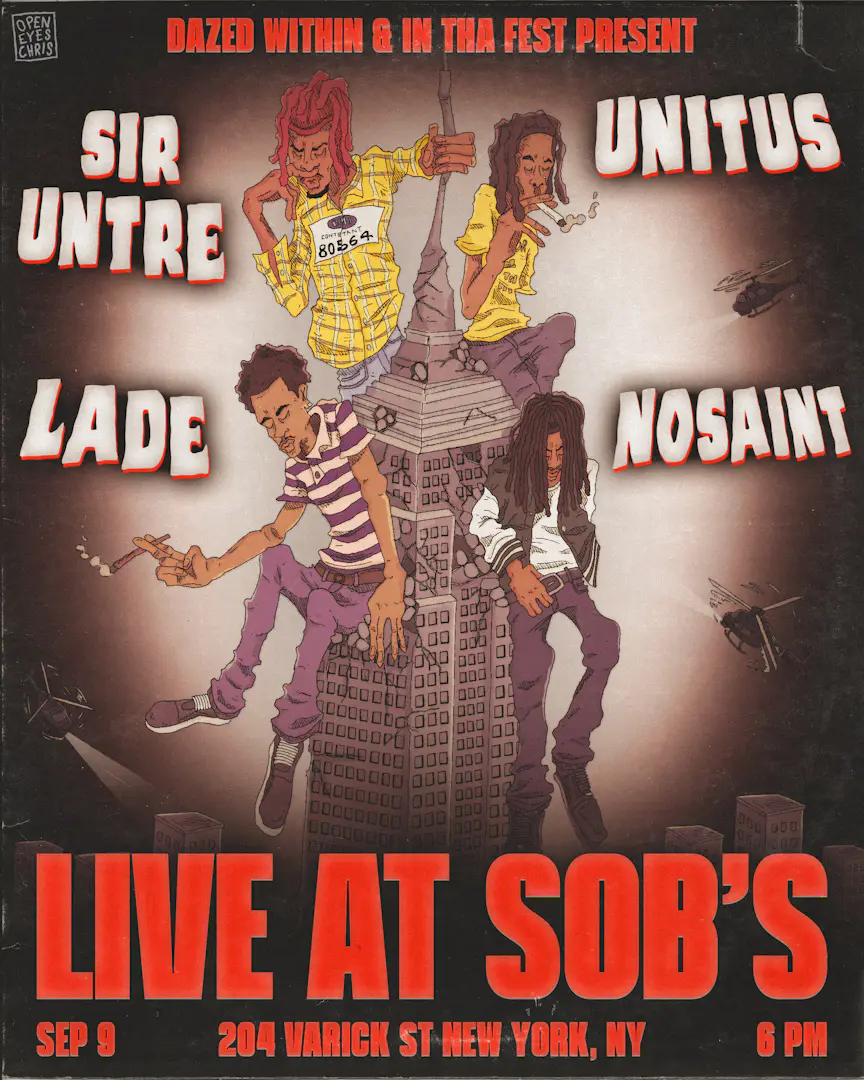 In Tha Fest & Dazed Within Presents: Baby Bartier, Sir Untre, Unitus & Ladé poster image