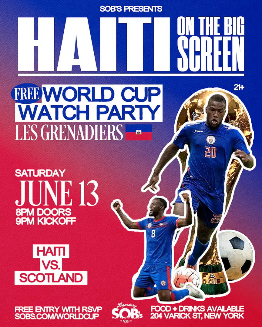Haiti On The Big Screen: Haiti vs Scotland | World Cup Watch Party event image