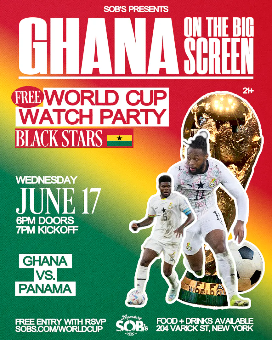 Ghana On The Big Screen: Ghana vs Panama | World Cup Watch Party poster image