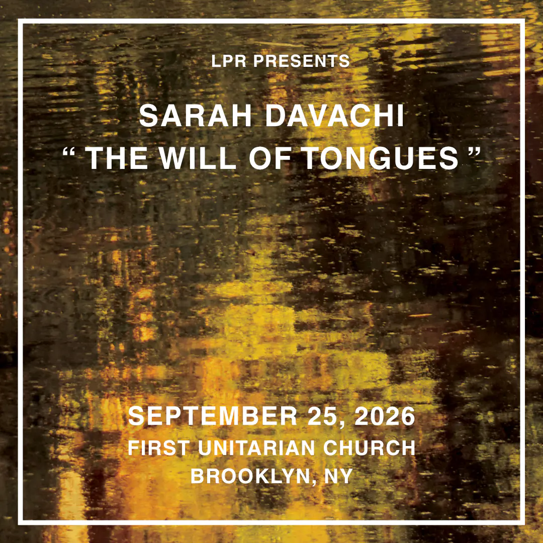 Sarah Davachi Presents The Will of Tongues poster image