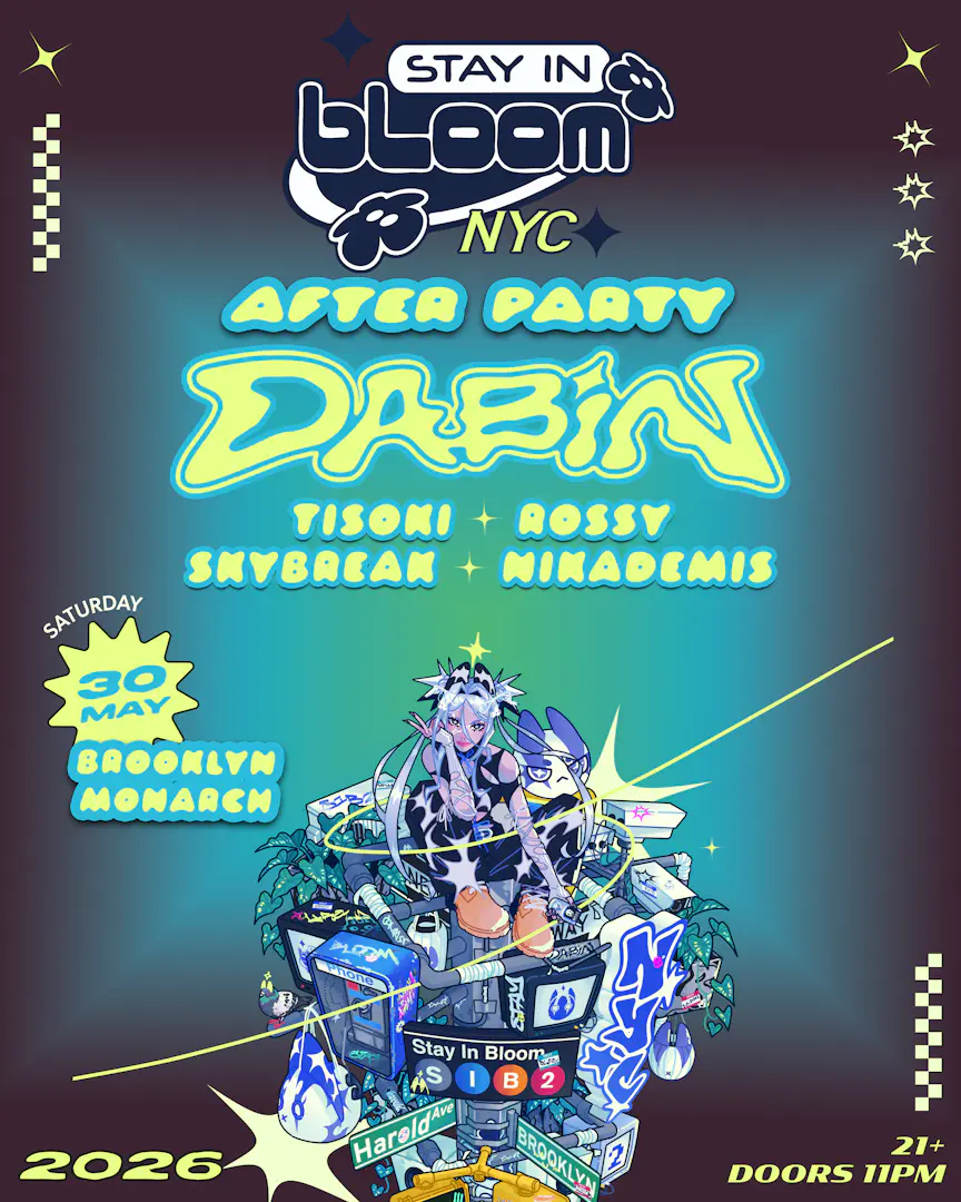 Stay In Bloom NYC After Party: Dabin poster image