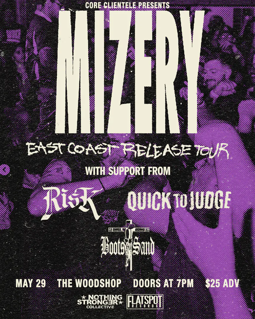 Mizery, Risk, Quick to Judge, Boots on the Sand poster image