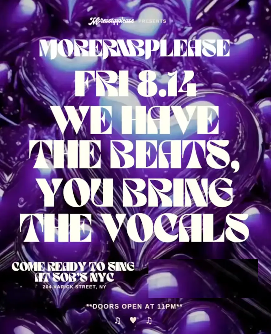 MORERNBPLEASE poster image