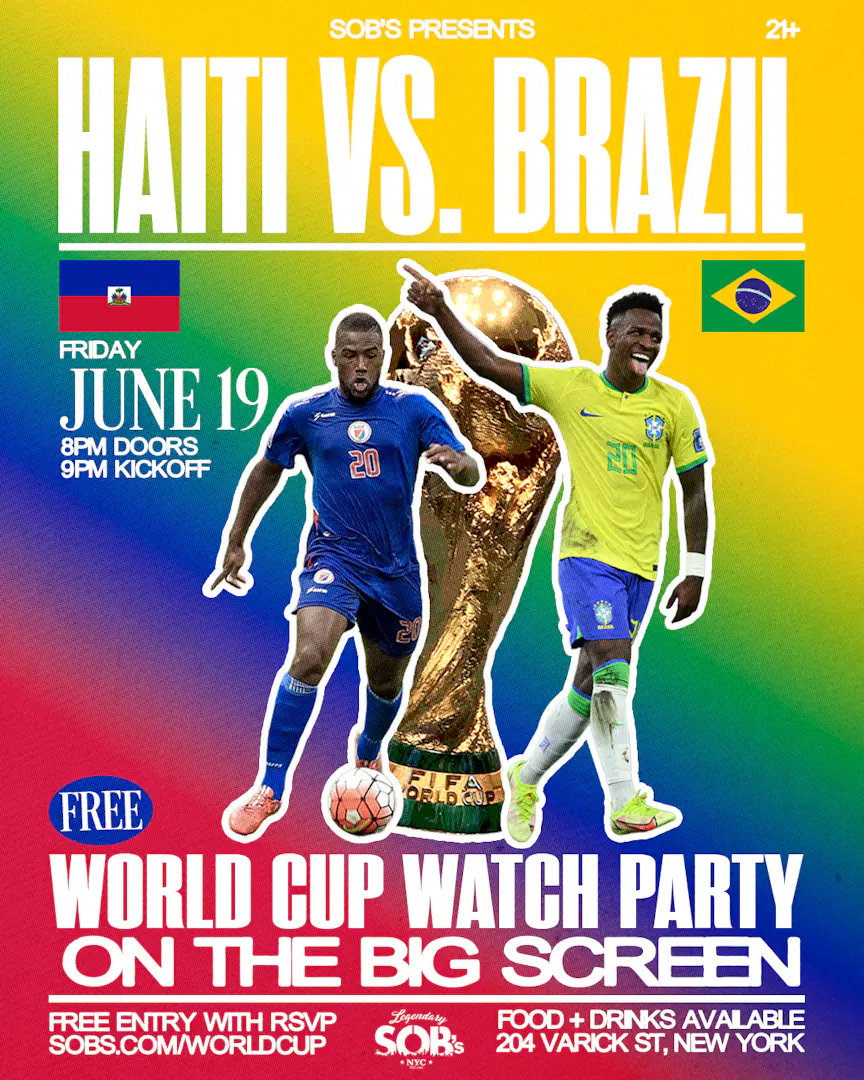 Brazil vs Haiti: World Cup Watch Party event image
