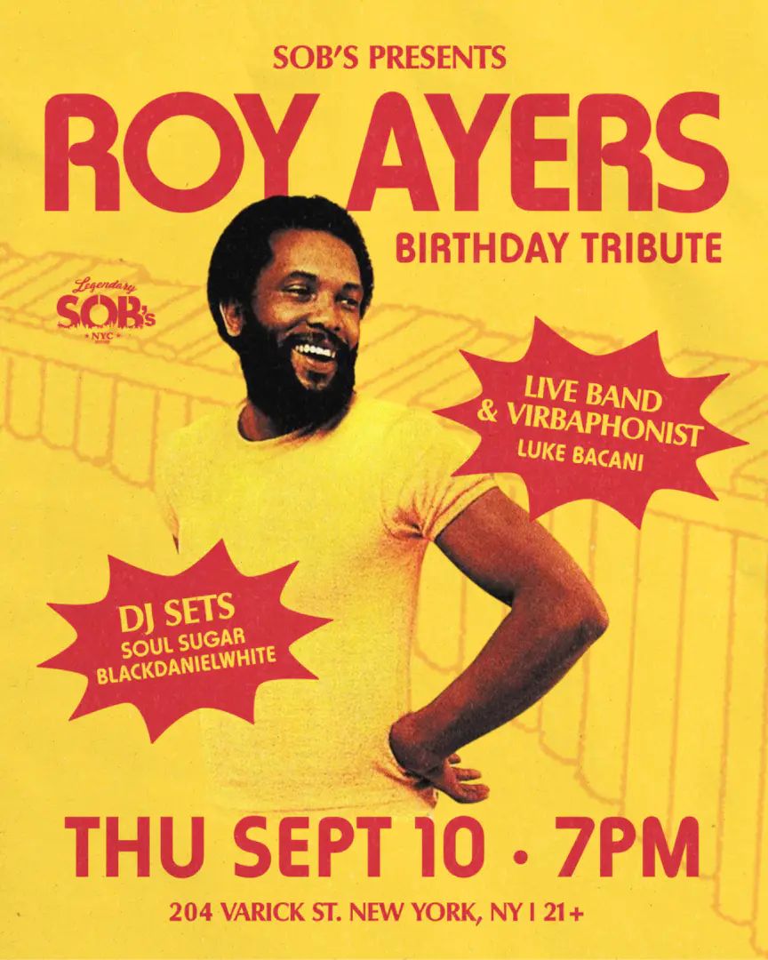  Roy Ayers Birthday Tribute: Live Band + DJ Experience poster image