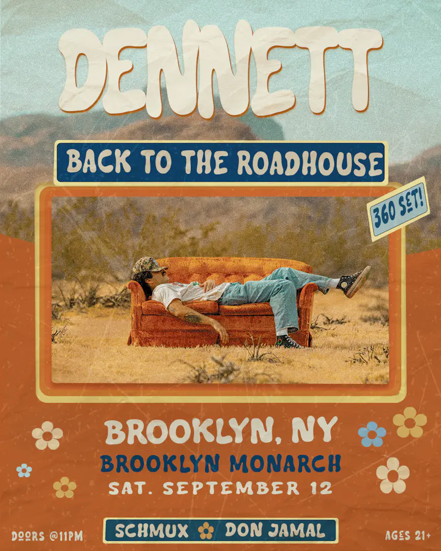 DENNETT - Back to the Roadhouse Tour 2026 poster image