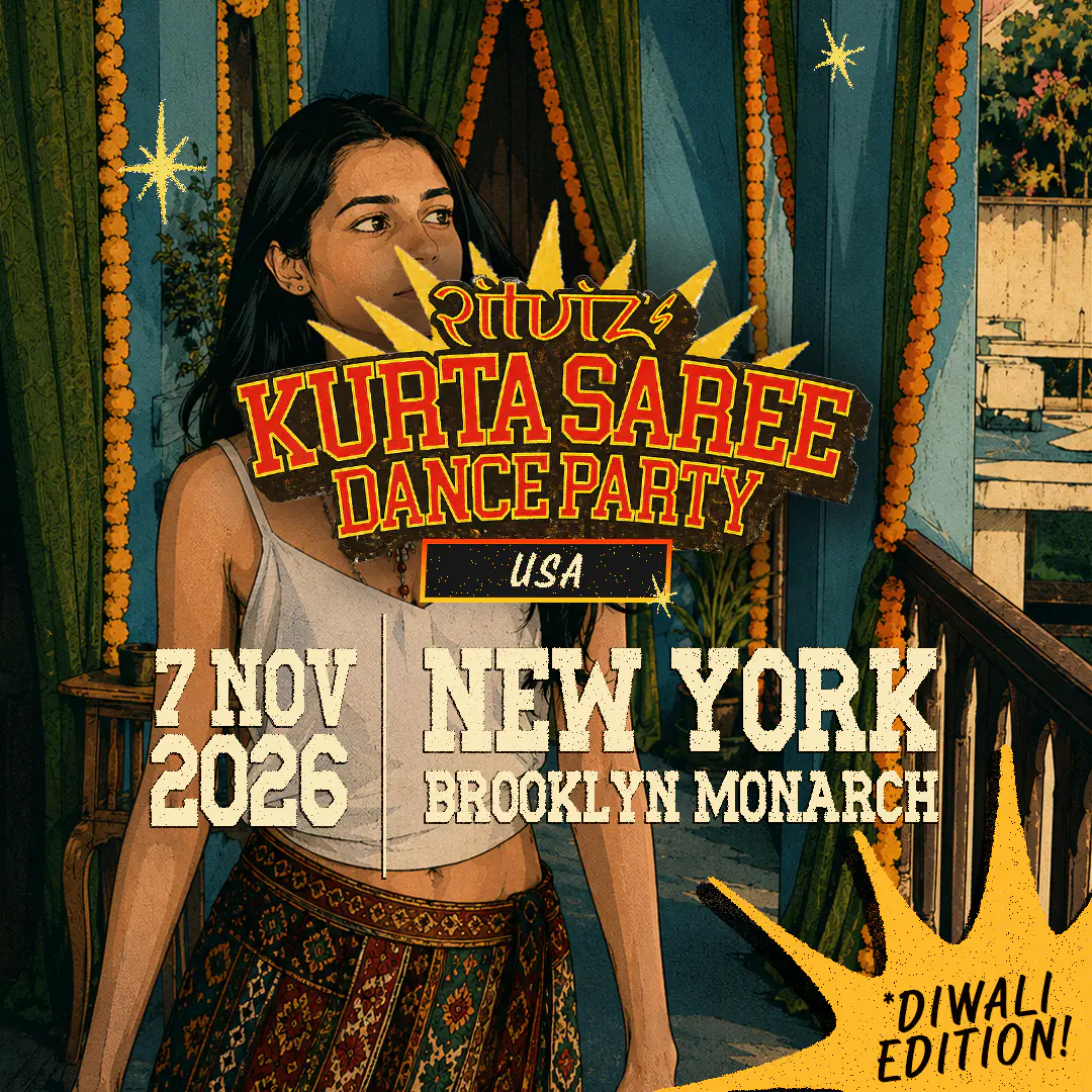 RITVIZ'S KURTA SAREE DANCE PARTY - NEW YORK poster image