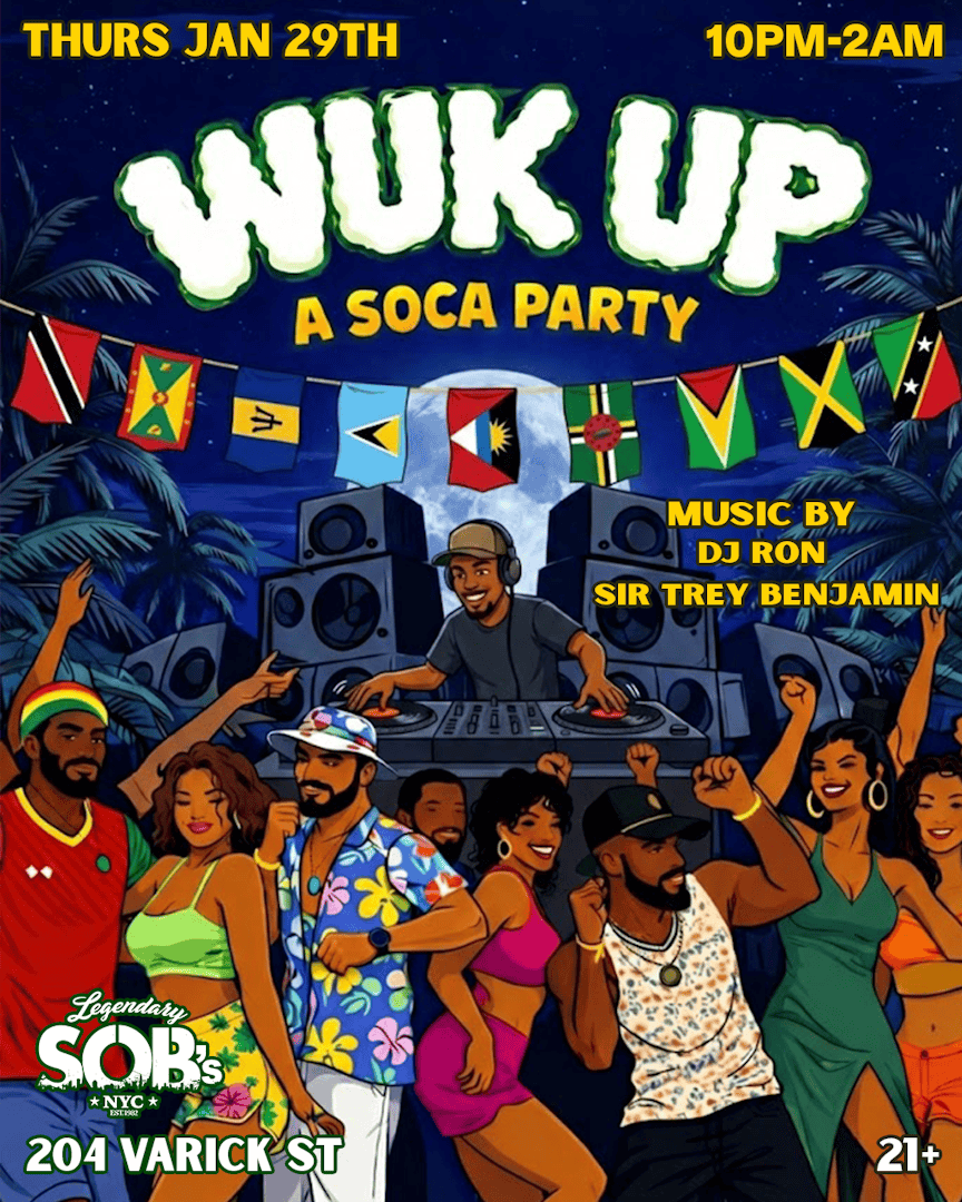 Wuk Up: A Soca Party w/ Sir Trey Benjamin & DJ Ron poster image