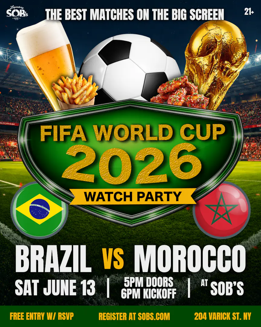FIFA World Cup 2026: Brazil vs Morocco poster image