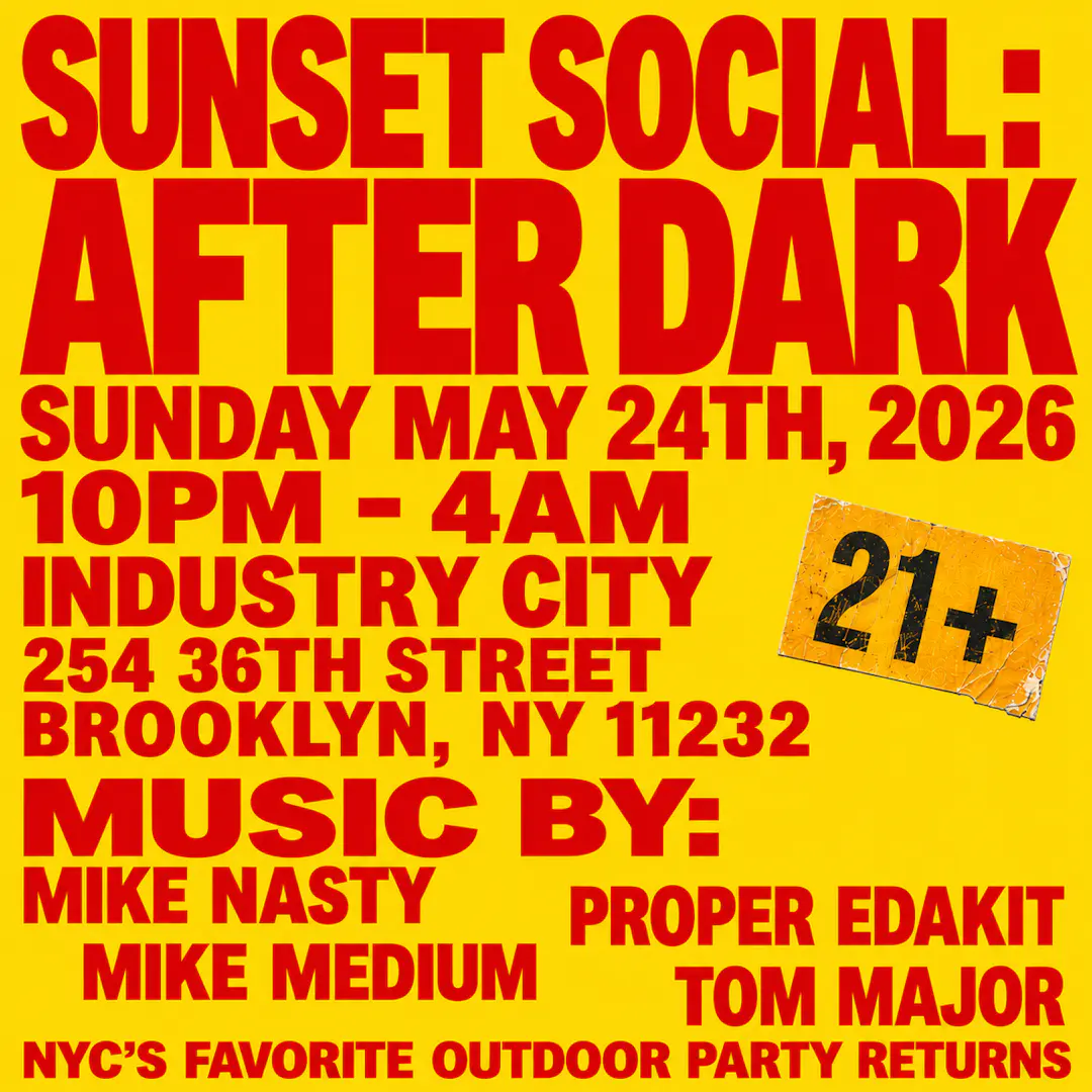 Sunset Social After Dark poster image