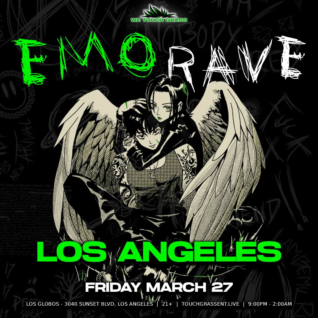 #WeTouchGrass presents: LOS ANGELES Emo Rave poster image