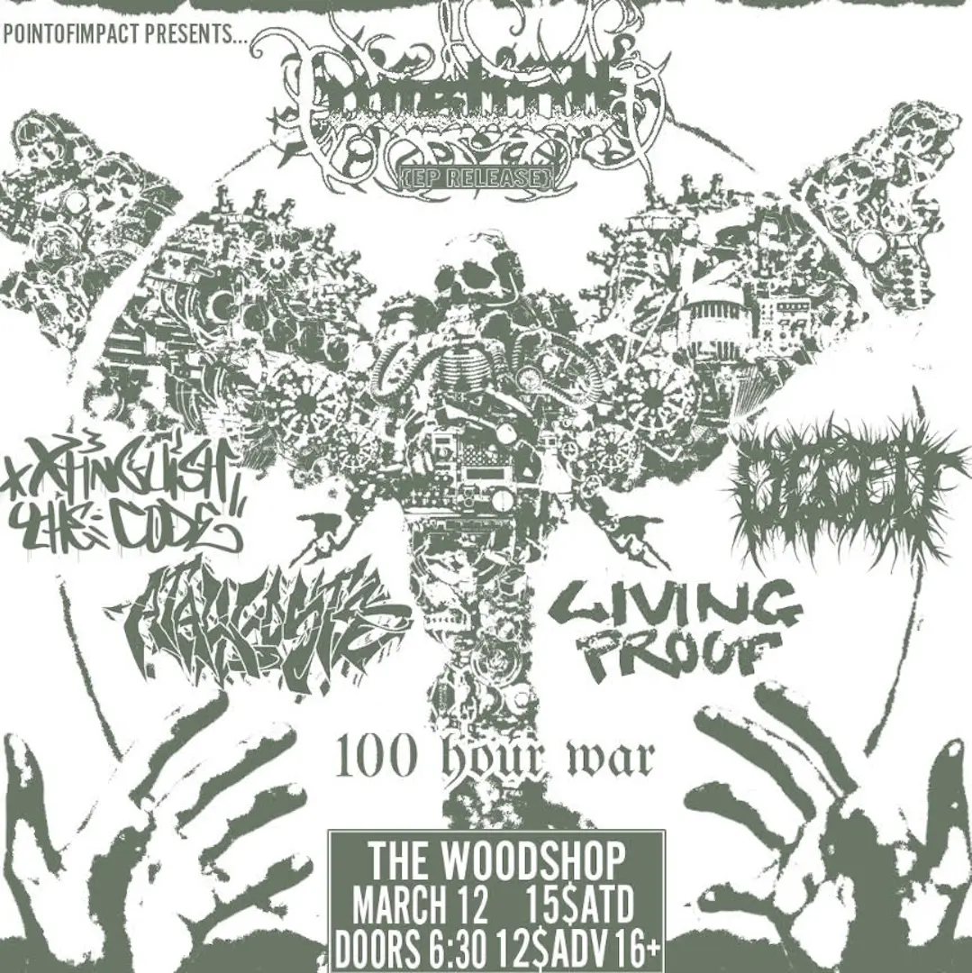 Mistrott, Deceit, At All Costs, Xtinguish the Code,  100 Hour War, Living Proof event image