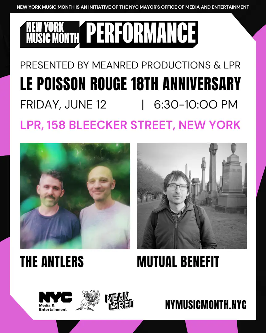 New York Music Month: The Antlers w/ Mutual Benefit event image
