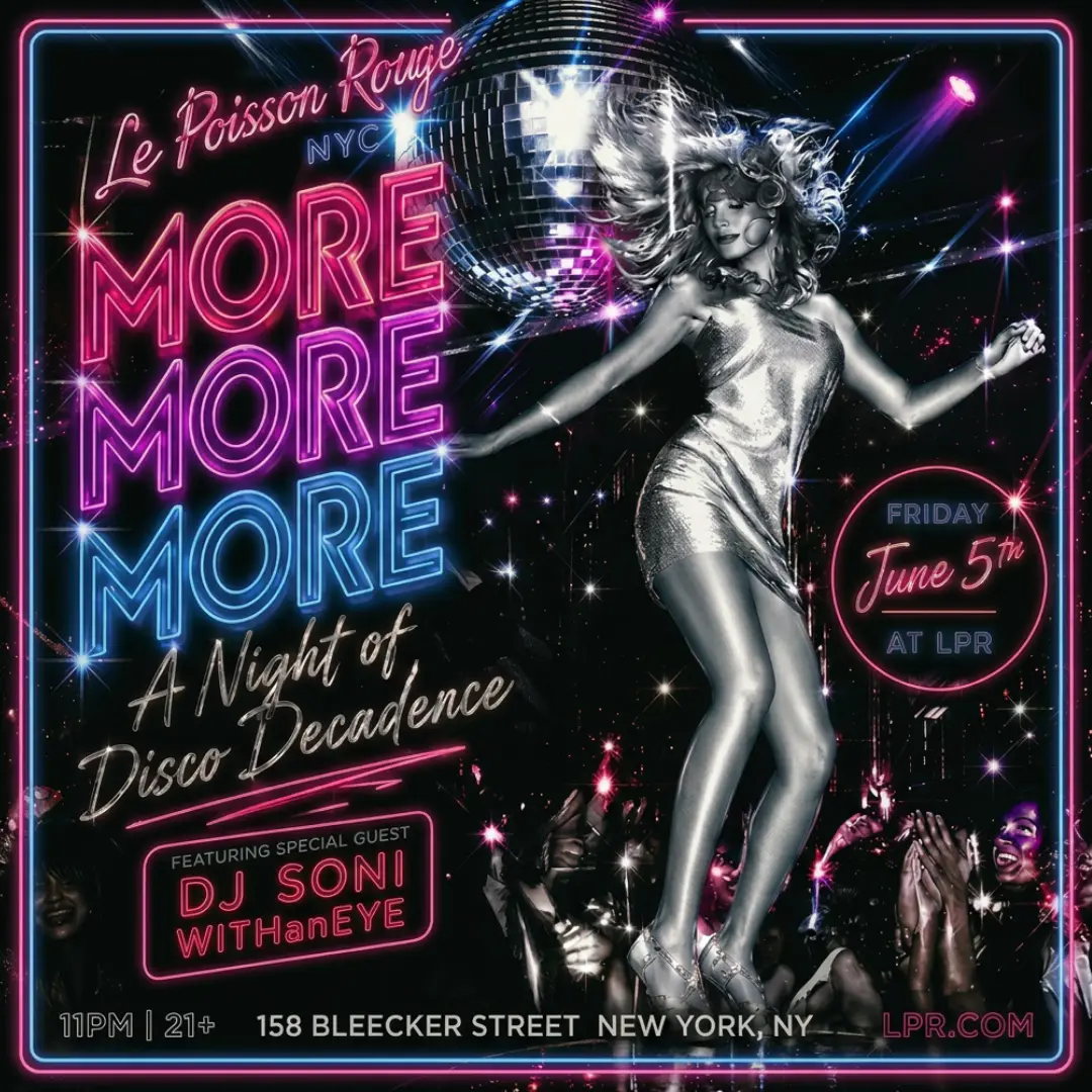 More More More: Disco Decadence event image