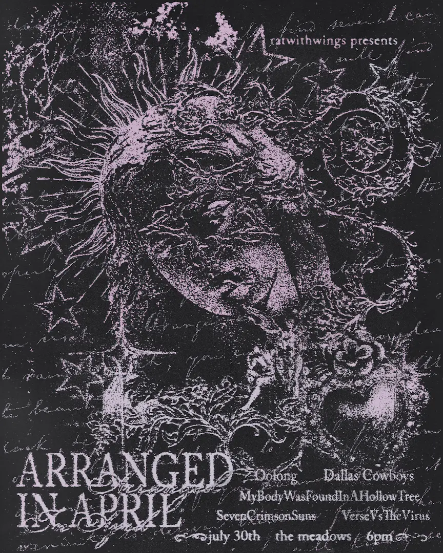 Arranged in April in NYC, Presented by Ratwithwings. poster image