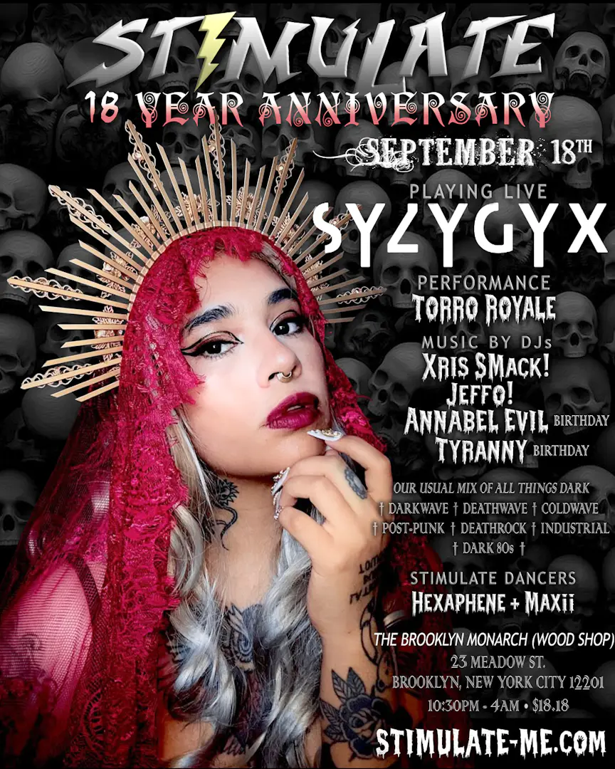 STIMULATE 18 Year Anniversary event image