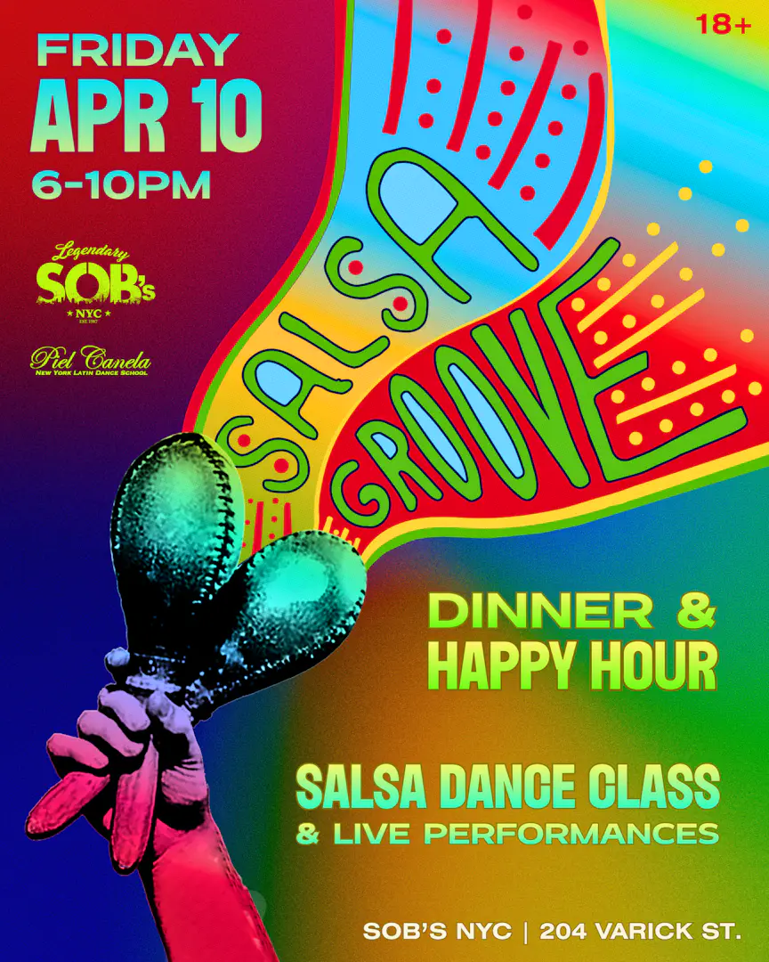 Salsa Groove: Dance Class & Happy Hour poster image