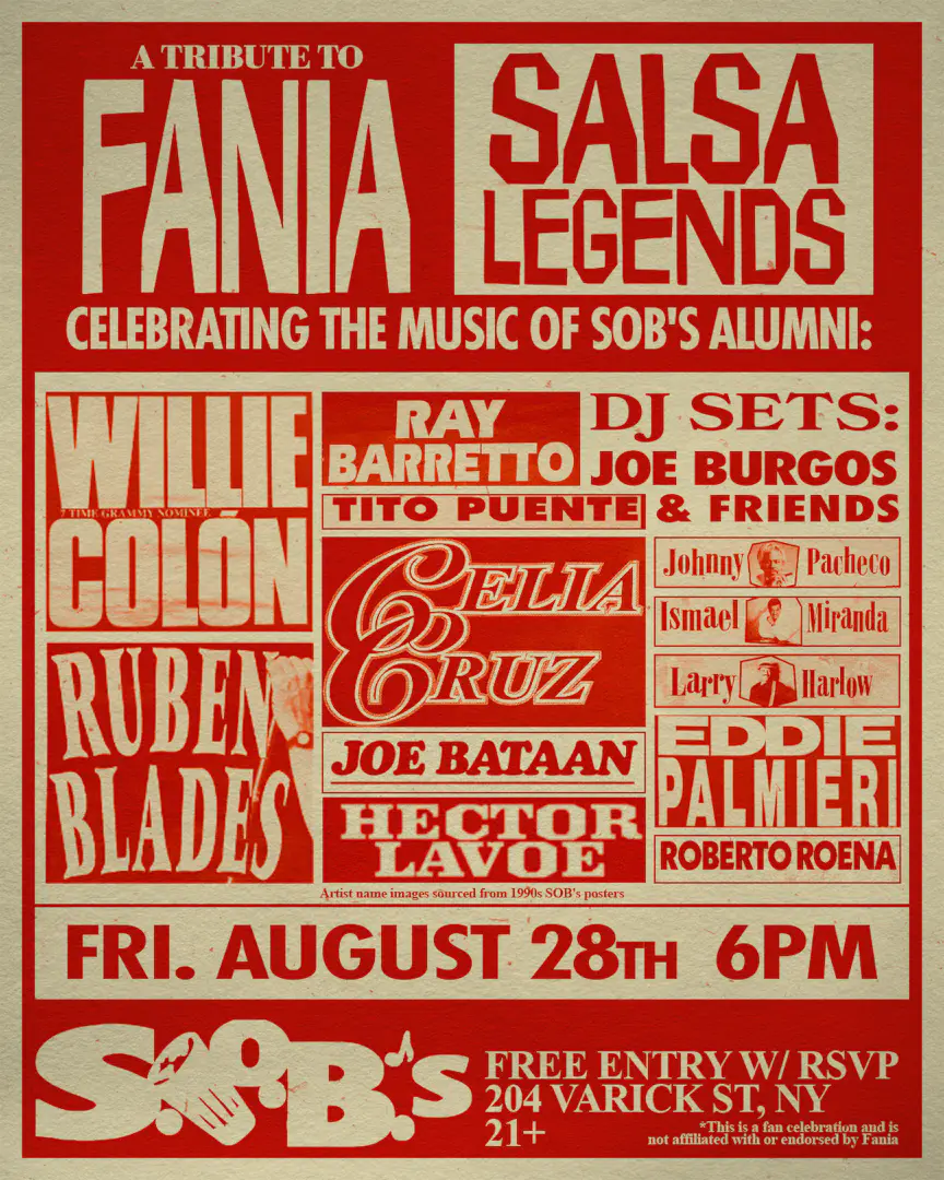 A Tribute to Fania Salsa Legends event image