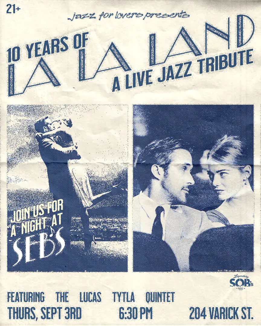 10 Years of La La Land: A Live Jazz Tribute (EARLY SHOW) event image