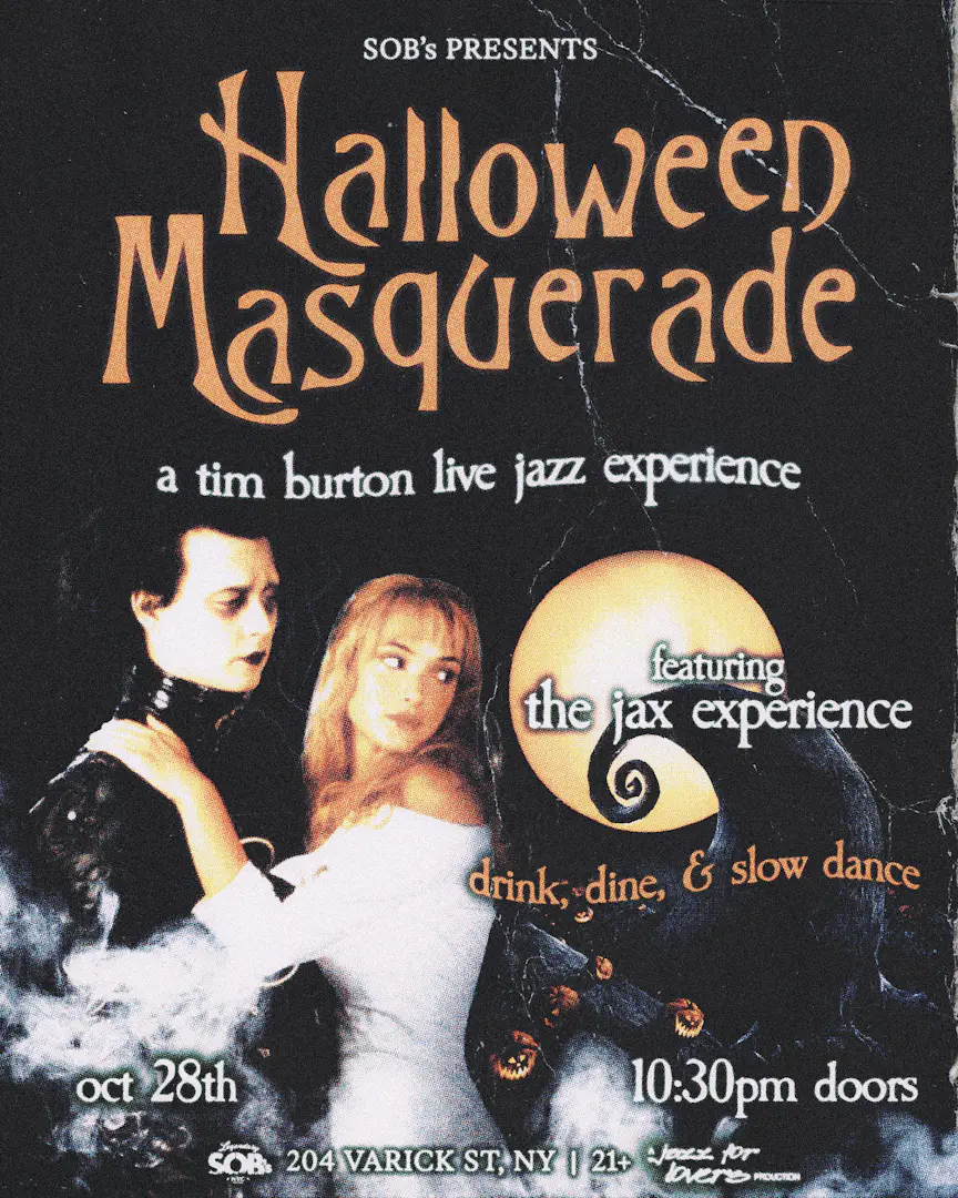 Jazz For Lovers: Halloween Masquerade event image