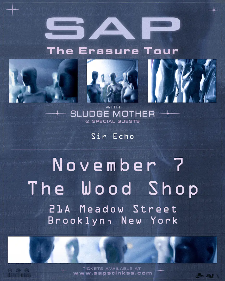 Sap - Erasure Tour poster image
