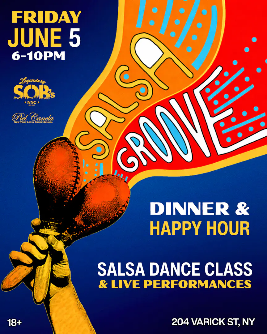 Salsa Groove: Dance Class & Happy Hour poster image