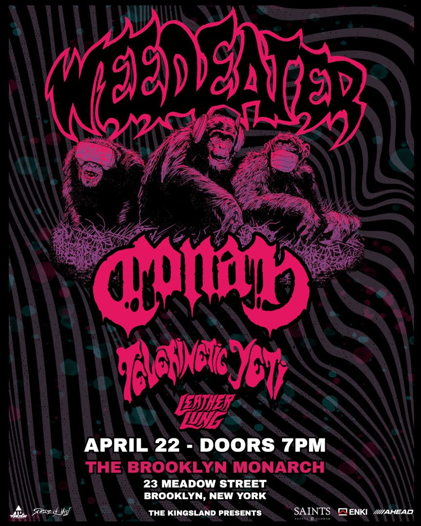 Weedeater, Conan, Telekinetic Yeti, Leather Lung poster image