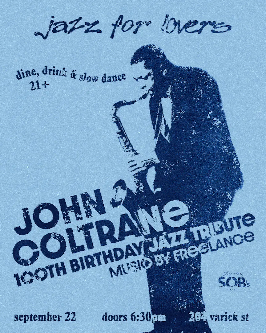 Jazz For Lovers: John Coltrane 100th Birthday Tribute poster image
